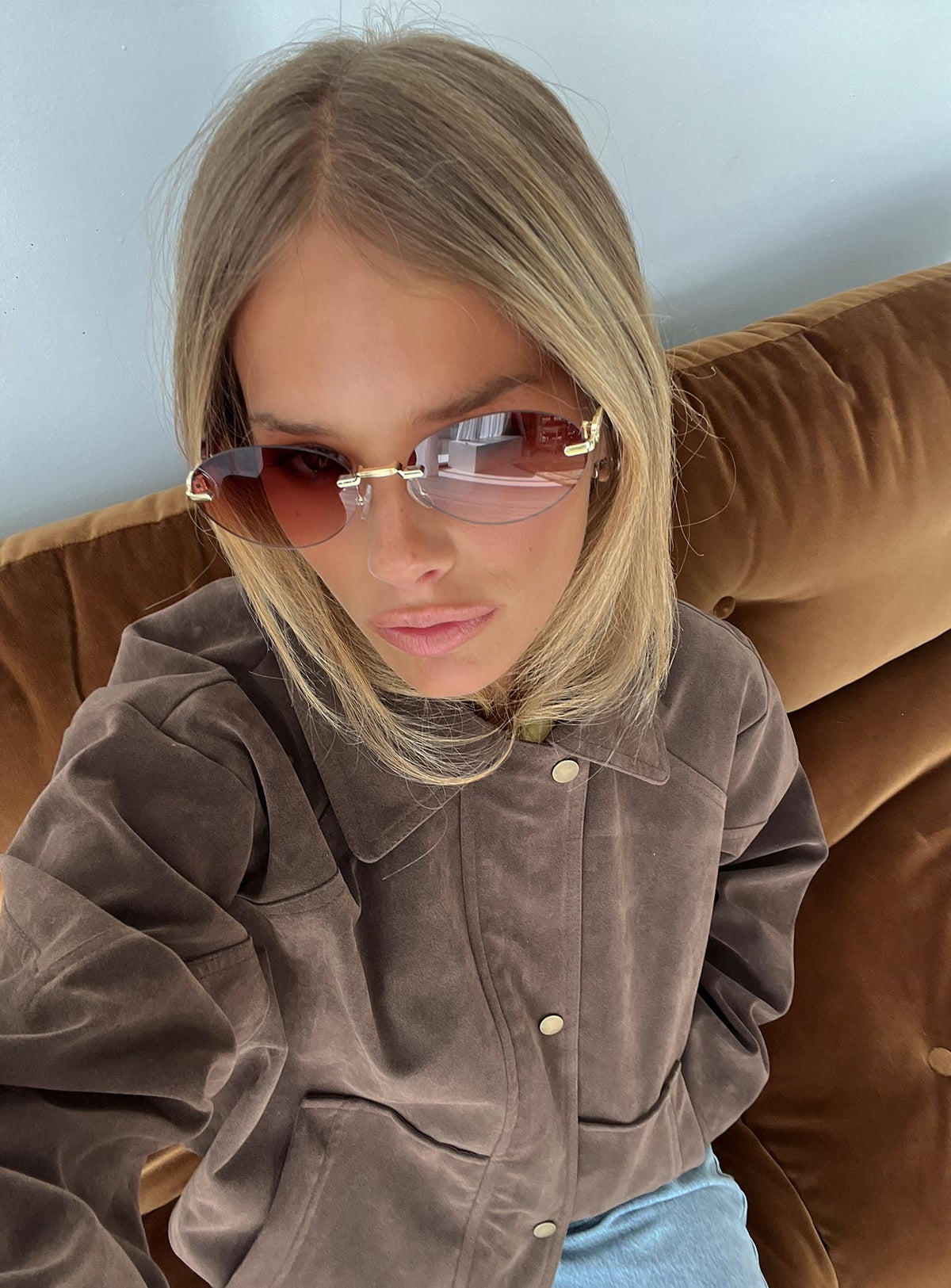 Katja Sunglasses Brown / Gold