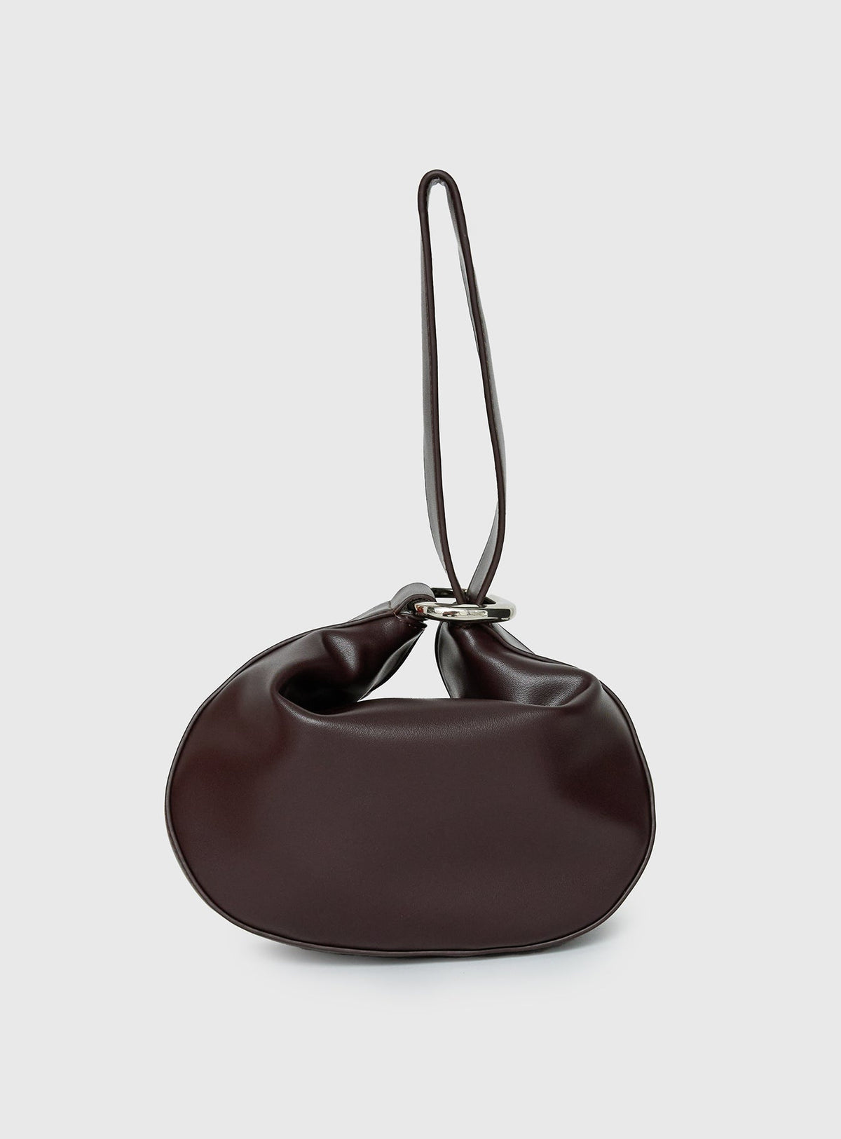 Milliani Faux Leather Slouchy Bag Chocolate
