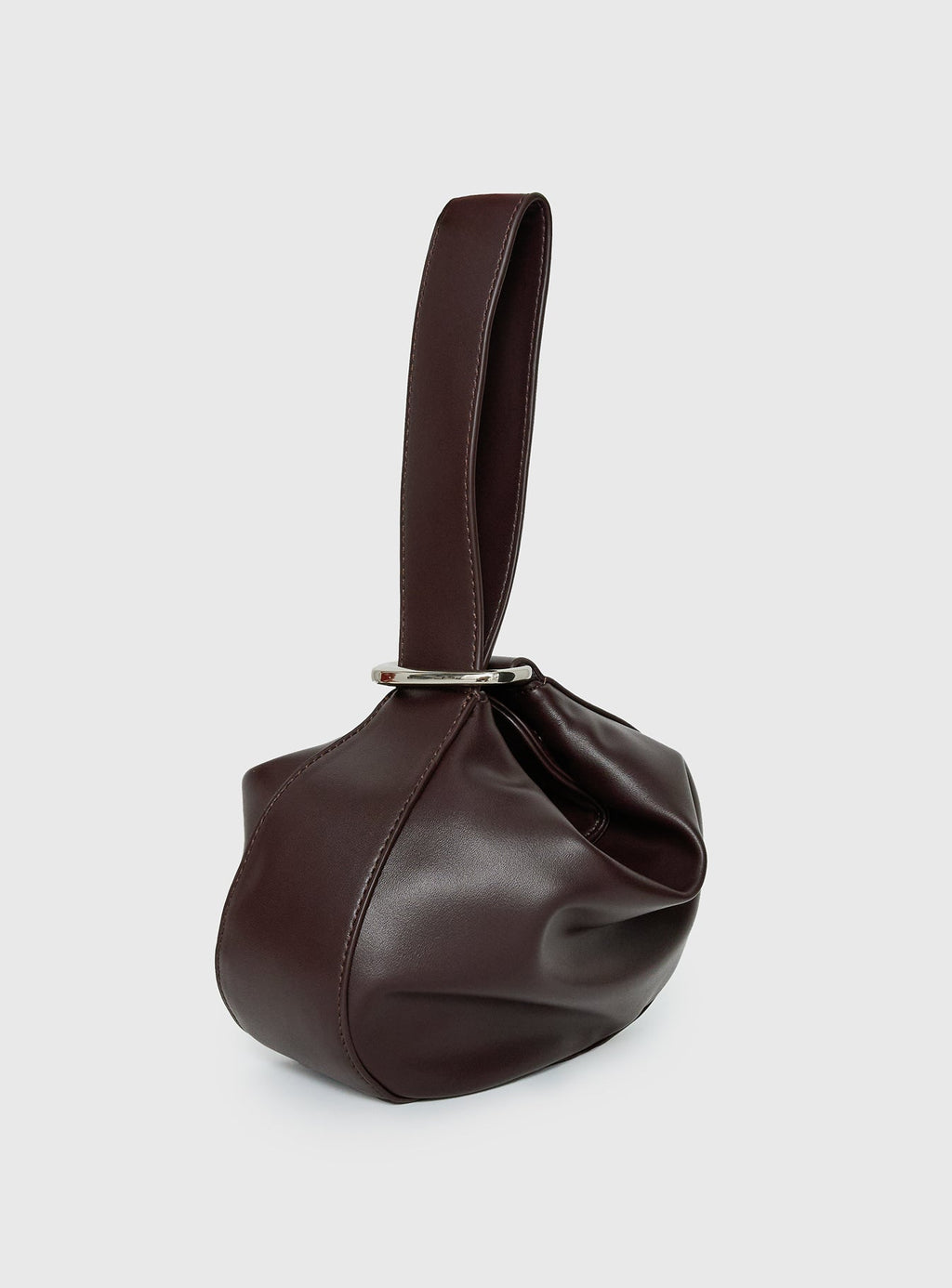 Milliani Faux Leather Slouchy Bag Chocolate