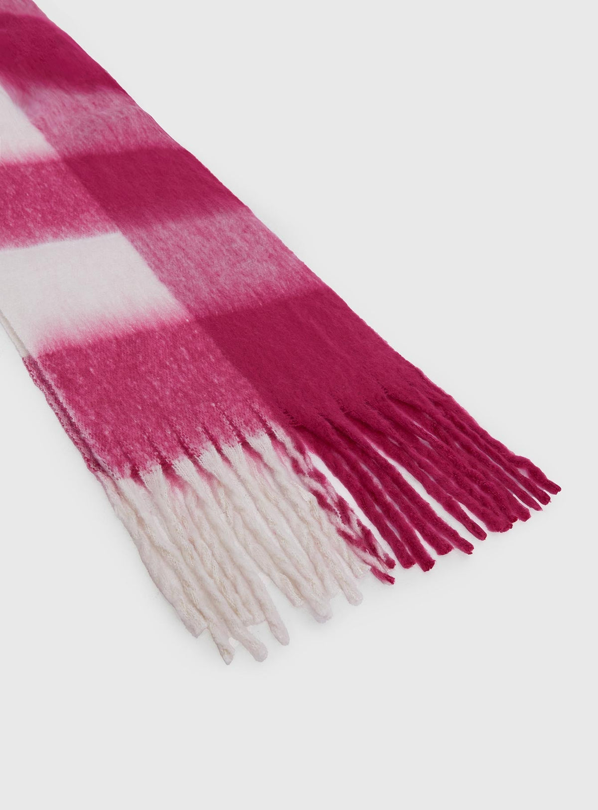 Consideration Scarf Pink Check