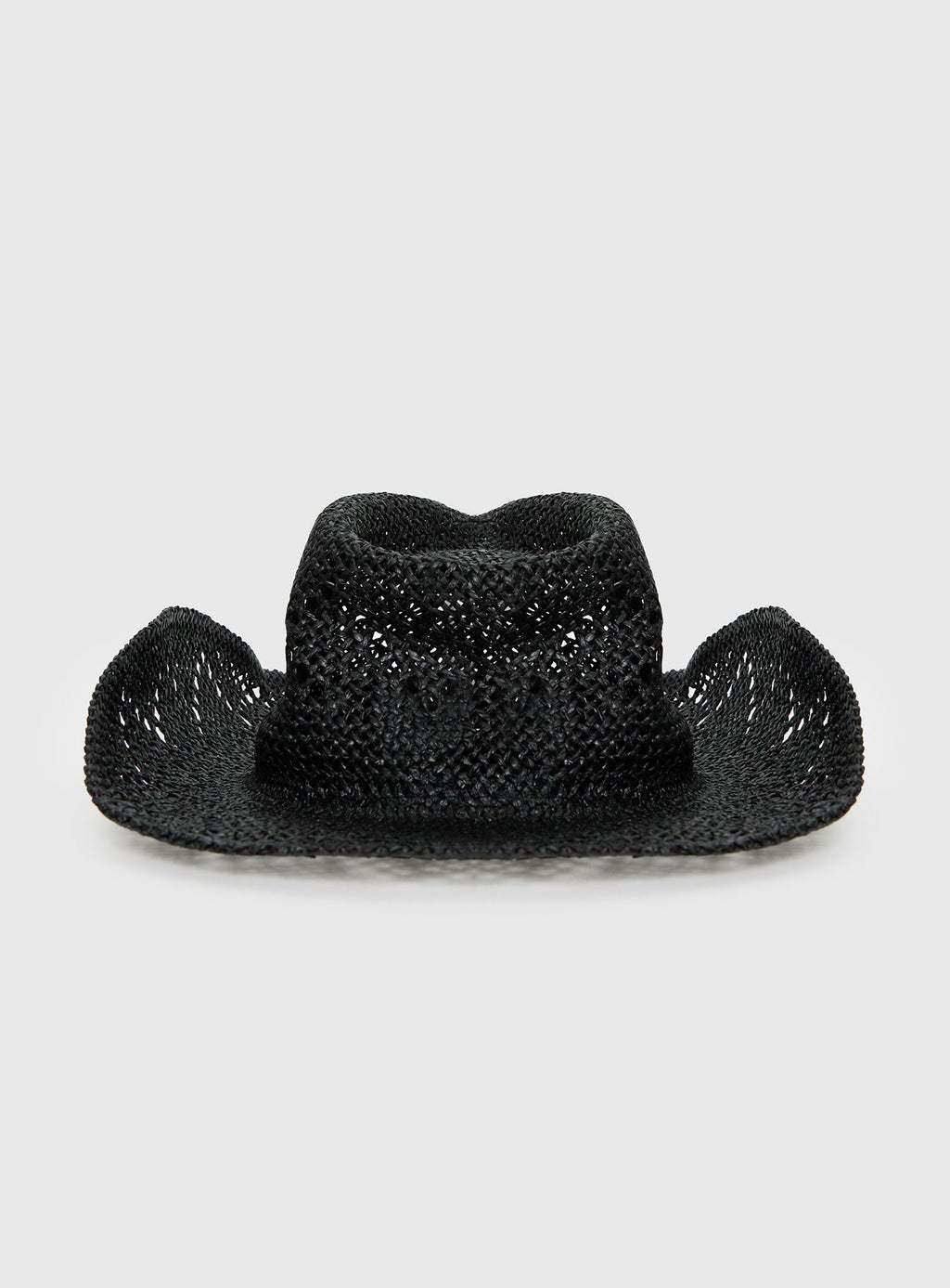 Avyanna Straw Cowboy Hat Black