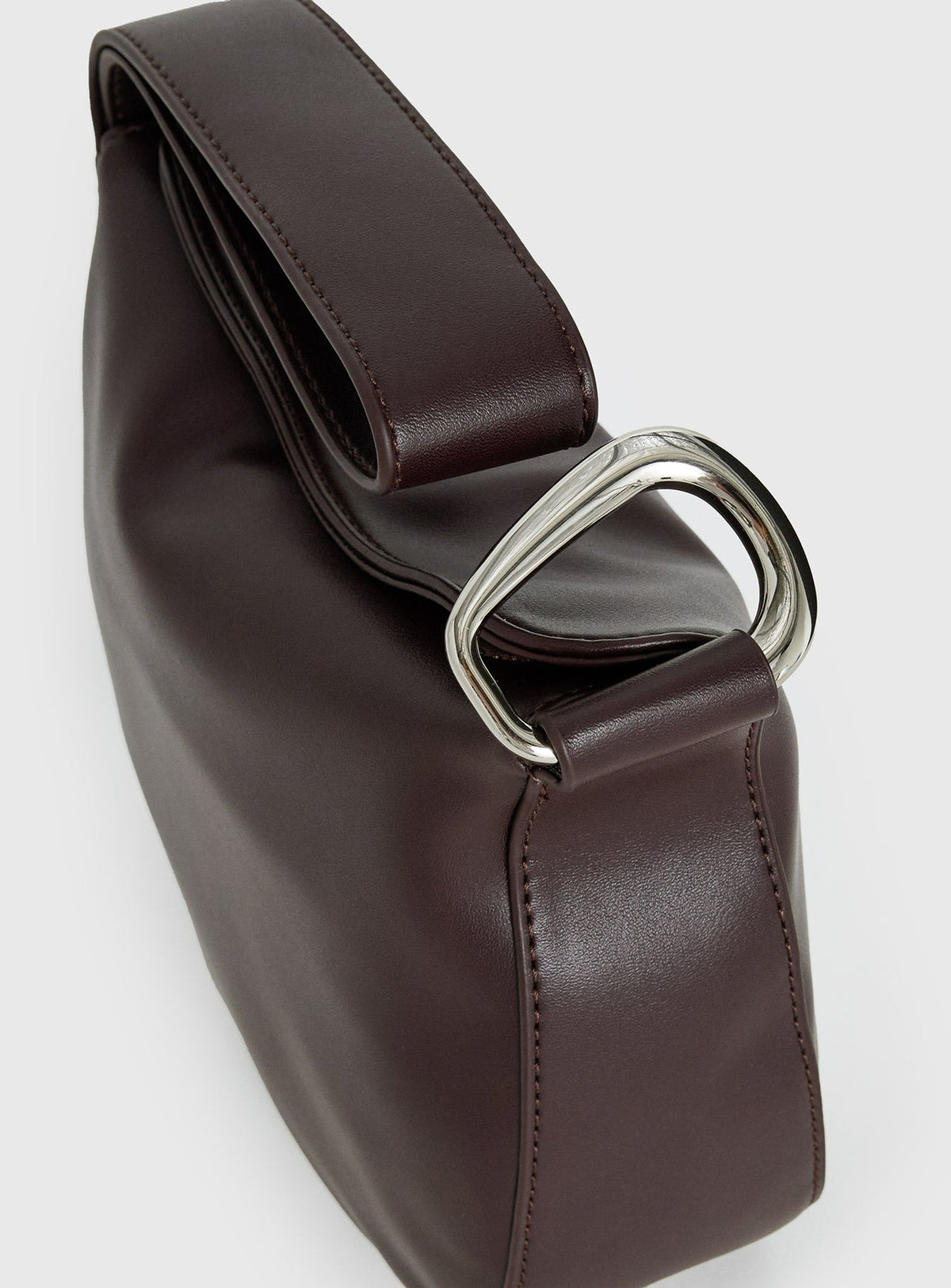 Milliani Faux Leather Slouchy Bag Chocolate