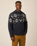 Mountain Zip Neck Sweater