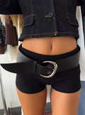 The Other Side Belt Black / Silver