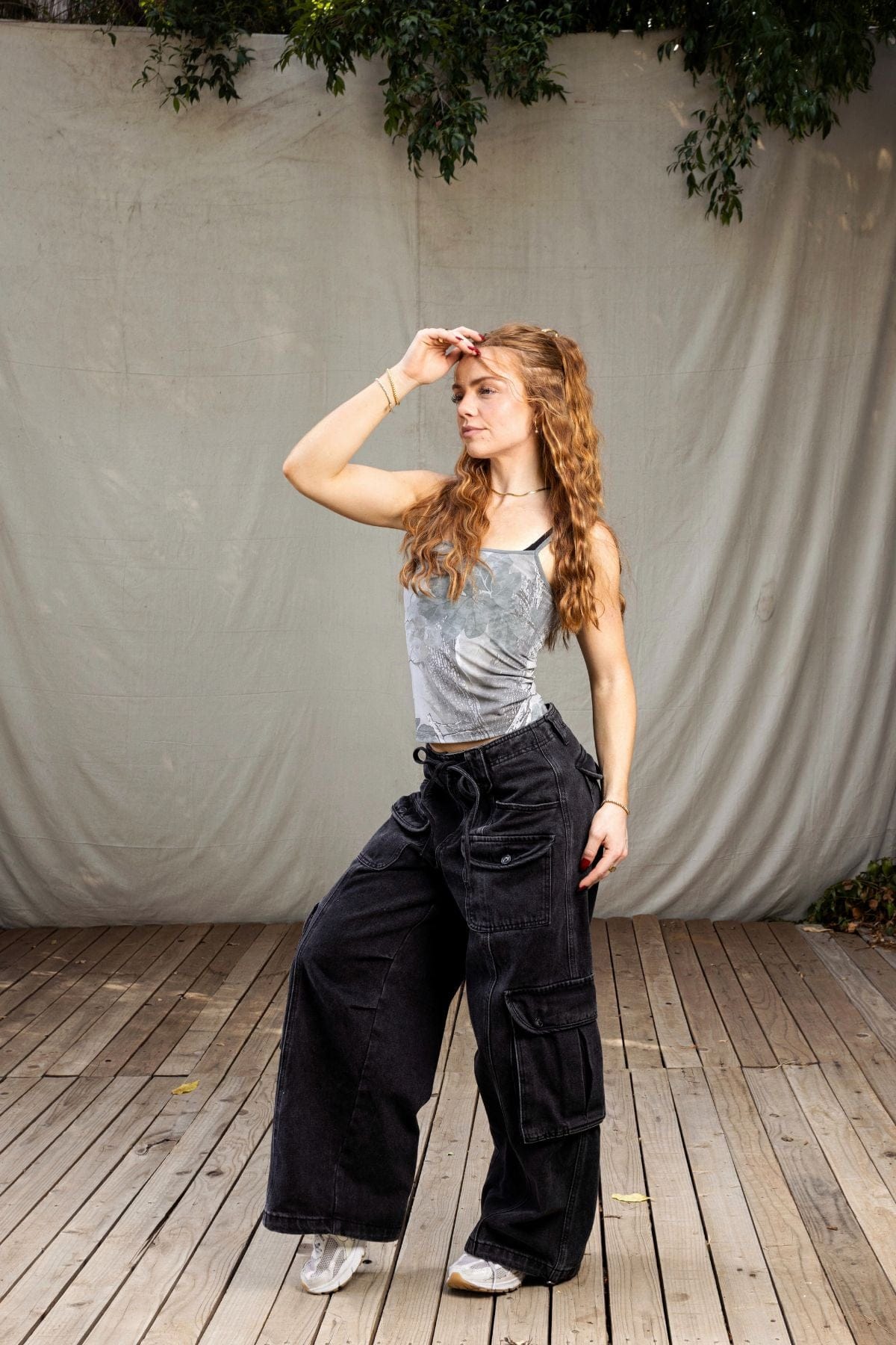 W4301 - Camo Mesh Cami